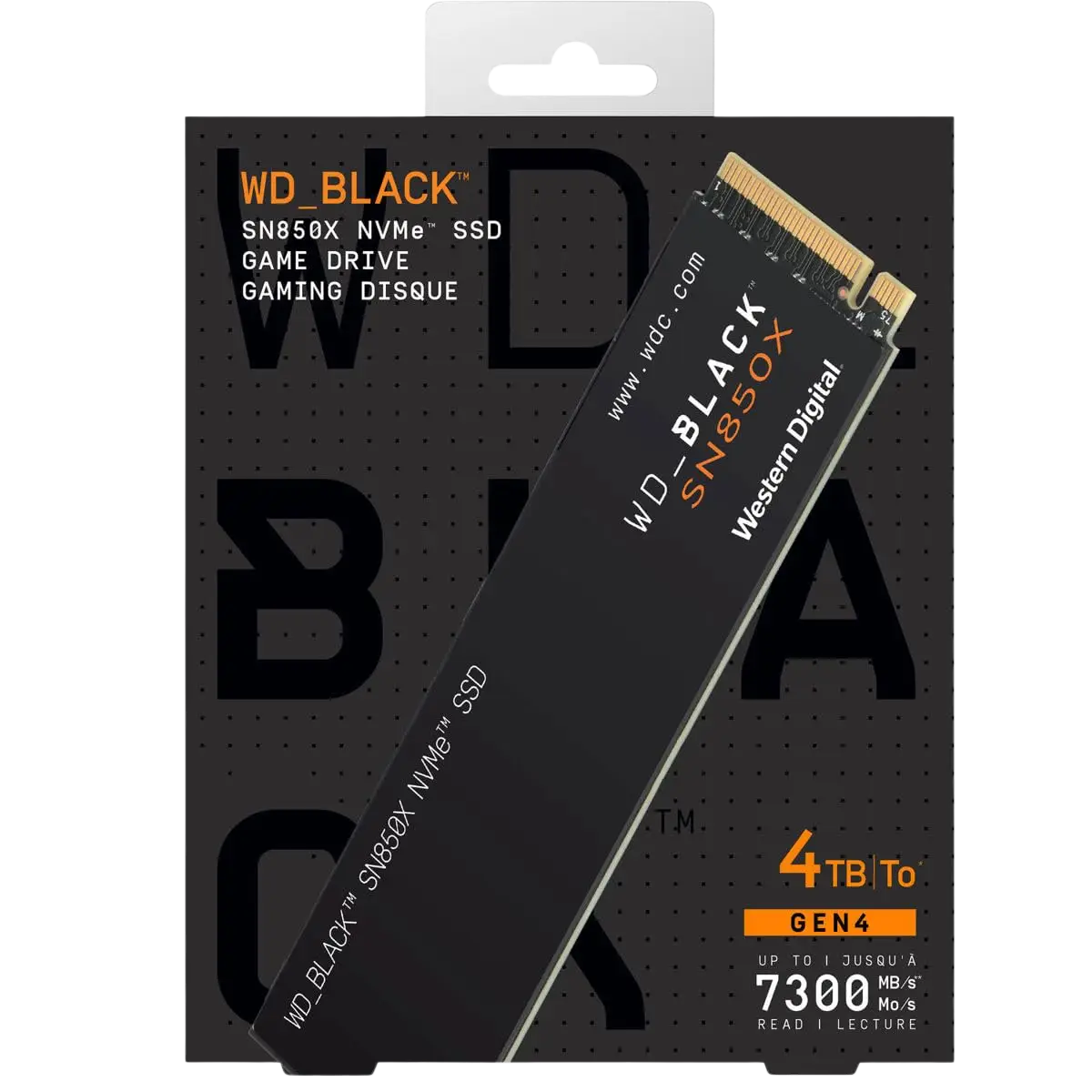WD Black SN850X 4TB SSD